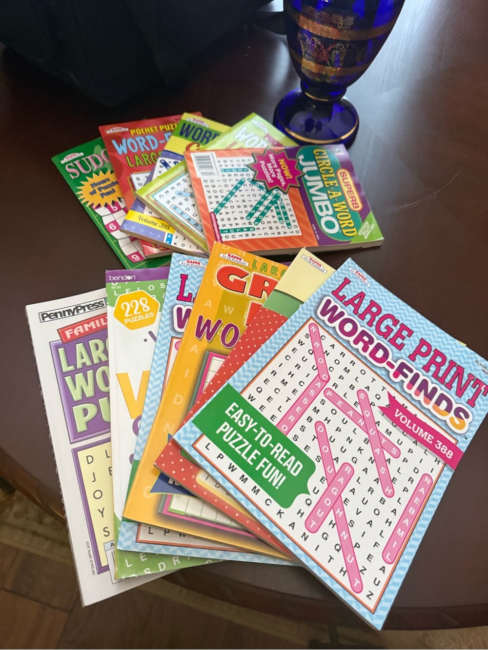 Large Lot Of 11 Word Search & Puzzle Books – Sudoku, Crossword, Etc Like New